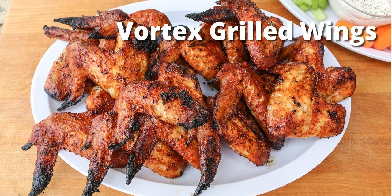 Vortex Grilled Chicken Wings | Chicken Wings Grilled On Weber Kettle with Vortex | BBQ Grills Plus